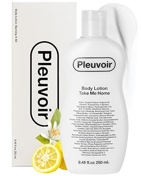 Pleuvoir Loción corporal Take Me Home - Hidratante corporal perfumada - Aroma floral cítrico Yuzu Neroli - Hidratante con manteca de karité, ácido hialurónico - Vegan K-Beauty 8.45 onzas líquidas