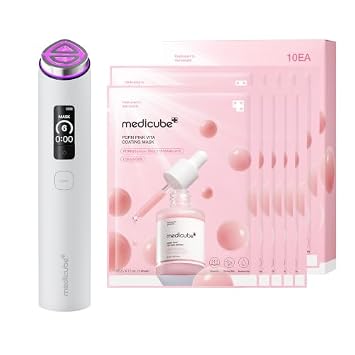 medicube Perfect Mask Mode Duo: PDRN Vita Coated Mask & Booster Pro X2 Blanco