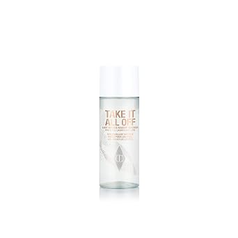 Charlotte Tilbury Removedor de maquillaje Take It All Off - Aceite limpiador bifásico enriquecido con manzanilla calmante para acondicionar pestañas y labios, elimina fórmulas impermeables