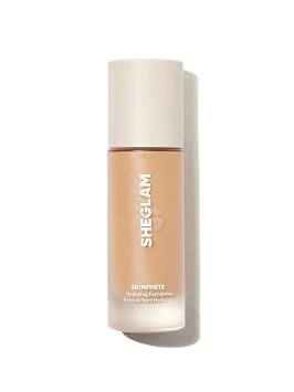 SHEGLAM Skinfinite Base Hidratante Impecable Base Dewy Hidratante Cobertura Hidratante Corrector de Poros Invisible Sin Poros No Graso Ligero Natural Suave Base Líquida-Vainilla Cálida