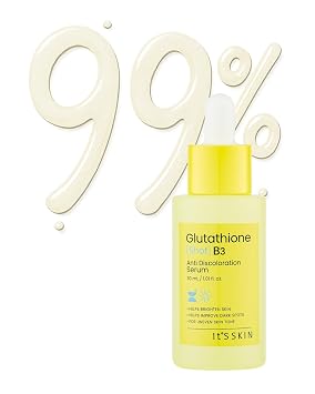 It'S SKIN Glutathione Shot B3 Serum 1.01 onzas líquidas, suero facial de niacinamida, corrector de manchas oscuras, exfoliación facial, suero hidratante para hiperpigmentación, cicatrices de acné, manchas de manchas, cuidado de la piel coreano