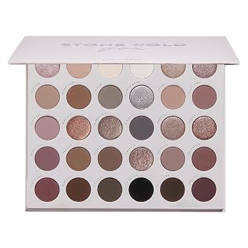 ColourPop Stone Cold Fox Paleta de Sombras de Ojos - Paleta de Maquillaje de Ojos de 30 Bandejas de Tonos Fríos con Acabados Mate y Metálicos - Maquillaje de Ojos de Alto Pigmento con Fórmula de Larga