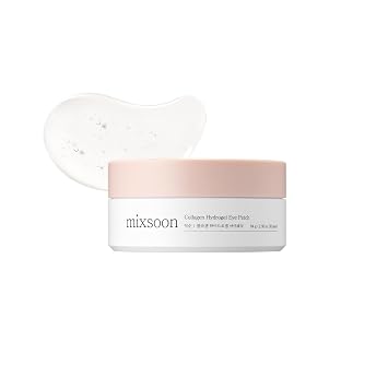 mixsoon Parches de hidrogel de colágeno para ojos Hidratante mascarilla en gel para ojos con colágeno, péptidos y aminoácidos para un cuidado suave de la piel debajo de los ojos 84 g / 2.84 fl.oz. (30
