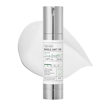 VT COSMETICS CICA Reedle Shot 300, Suero de Noche Avanzado Exosoma, Suero de Microagujas, Centella Asiática, Ácido Hialurónico, Própolis, Piel Suave, Regeneración, Piel de Vidrio, Potenciador de Piel