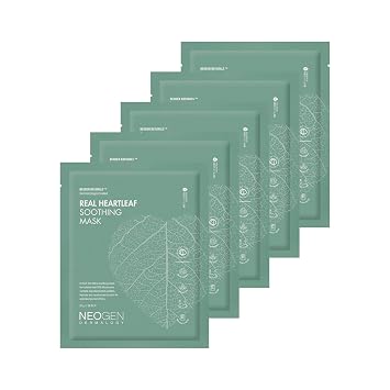 DERMALOGÍA DE NEÓGENO MÁSCARA REAL CALAJE HEARTLEAF (1.31 oz) 5EA…
