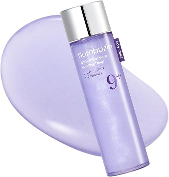 Numbuzin No.9 NAD+ - Tóner PDRN de salmón, tóner hidratante para la piel de vidrio con péptidos y niacinamida, cuidado de la piel coreano instantáneo, reafirmante y antienvejecimiento, 5.07 onzas líquidas