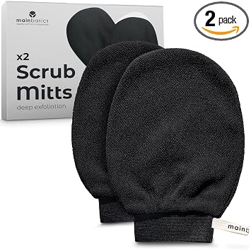 MainBasics Guantes exfoliantes profundos Mitón coreano (2 unidades)