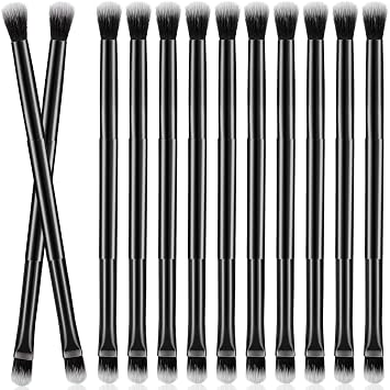 12 brochas de sombra de ojos, 2 en 1 sombra de ojos de doble extremo, color