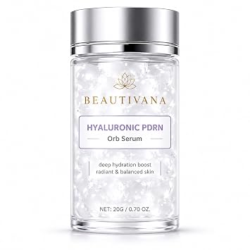 Hyaluronic PDRN 30,000 ppm Orb Serum 1.58 oz – Salmon DNA Korean Skincare, fórmula de reparación de perlas en suero, hidratación profunda, reafirmante, estimulante del resplandor, cuidado