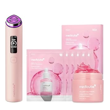 medicube Viral Glow Trio, Booster Pro X2, máscara de ampolla PDRN y crema de gelatina