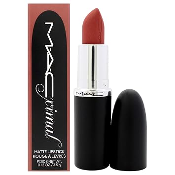 MAC Macximal - Lápiz labial mate 669 Warm Teddy para mujer, lápiz labial de 0.12 onzas
