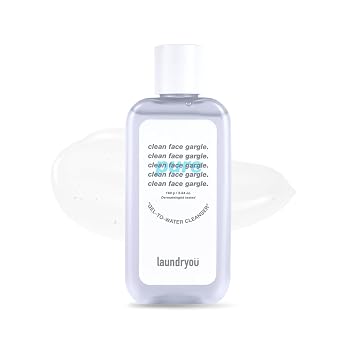 Limpiador facial de gel a agua con ácido hialurónico y probióticos | Lavado facial que no se quita | Limpiador a base de agua | Cuidado de la piel coreano (5.64 onzas)