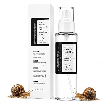 ZeramiFlow - Mucina de caracol 96% Essence 3.4 fl oz – Suero facial coreano hidratante con filtrado de secreción de caracol para piel de cristal, piel opaca y deshidratada, todo tipo de piel
