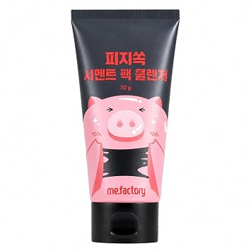 Limpiador coreano Pack to Foam Cleanser, lavado facial de arcilla de carbón para el cuidado de poros y aceite, 2.47 onzas