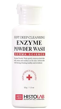 HISTOLAB Lavado en polvo de enzima de limpieza profunda suave - Cuidado de la piel coreano | 1.76 oz de peso neto/1.8oz
