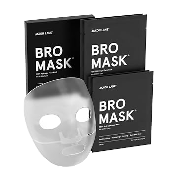 JAXON LANE Bro Mask - Mascarilla coreana para hombres, máscaras de hidrogel