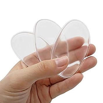Paquete de 3 esponjas de maquillaje de silicona [lavables] de alta calidad - Almohadilla cosmética transparente Silisponge - Base líquida/gel, resaltador, maquillaje, corrector, imprimación y aplicador de crema BB