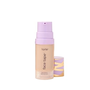 tarte base de maquillaje face tape – Base de cobertura completa con acabado mate con Snow Mushroom y ácido hialurónico para hidratación, resistente al agua, vegana y libre de crueldad animal