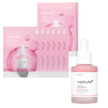 medicube PDRN Glow Ritual Duo - Máscara de suero y ampolla PDRN Rose PDRN