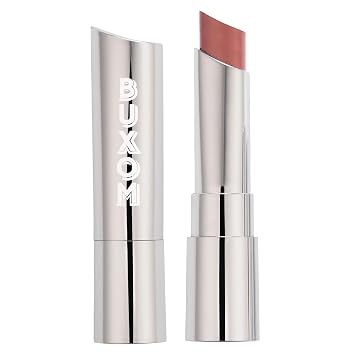 BUXOM Full-On Plumping Satin Lipstick, Juicy Peach, 0.09 oz