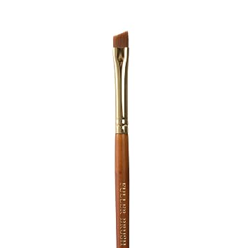 Fuller Brush Cepillo delineador cosmético 571 – En ángulo con punta cónica para aplicar delineador de ojos y líneas aladas – Adecuado para fórmulas de crema, líquido y polvo