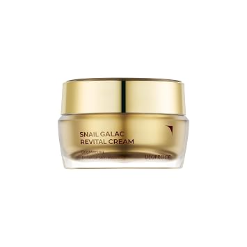 Deoproce Premium Snail Galac Revital Cream 1.76 oz - Filtro de secreción de caracol para el cuidado de la piel coreano con filtro de fermento Galactomyces, Volufiline, antiarrugas, crema diaria coreana hidratante profunda