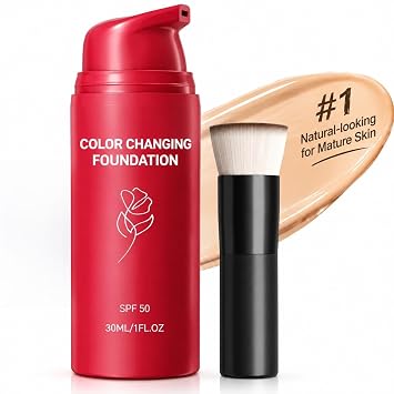 Base coreana Smooch que cambia de color y cepillo profesional