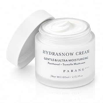 Hydrasnow Cream | Hidratante facial muy suave para pieles sensibles, secas y mixtas con pantenol, hongo tremella, aloe | Sin fragancia | Cuidado de la piel coreano K-Beauty 2.02 fl oz