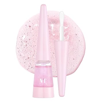 VT COSMETICS Reedle Shot Lip Plumper, Brillo labial hidratante y voluminizador, suaviza arrugas en los labios, voluminizador de labios coreano, alto brillo, realce de labios, ácido hialurónico