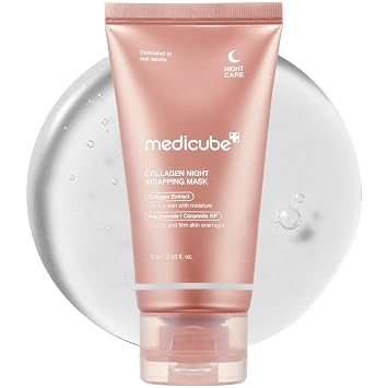 medicube Máscara de envoltura de colágeno - Mascarilla facial despegable