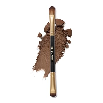 LAURA GELLER - Brochas de maquillaje – 11 brochas de sombra de ojos de doble extremo, libre de crueldad animal