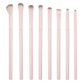 Eye Makeup Brush Set with Blending,Eyeliner& Angled Eyebrow Brushes