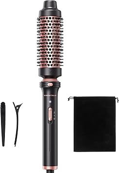 Wavytalk Cepillo térmico de 1.5 pulgadas, cepillo redondo calentado