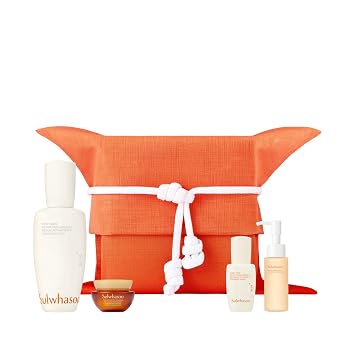 Sulwhasoo First Care - Suero activador de 3 fl oz | Set de cuidado preventivo de 4 piezas | Estira la barrera de la piel y mejora visiblemente las arrugas | Jihambo Wrapped | Cuidado de la piel