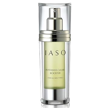 IASO Potenciador transparente intensivo | Retexturizador de piel, potente AHA/BHA, aloe calmante, textura suave de la piel, soluciones para aliviar el estrés de la piel, todo tipo de piel, cuidado de la piel coreano, 1.18 onzas