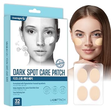 Parches de manchas oscuras para cara durante la noche hidrogel coreano cuidado iluminador 32ct
