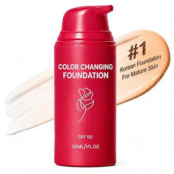 Smoochie Color Changing Foundation: base coreana para pieles maduras