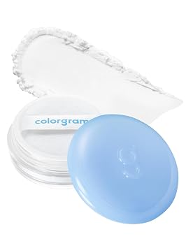 COLORGRAM Tintin Dory Blur Powder 0.14oz | Polvo de ajuste facial perfeccionador de poros de larga duración | Polvo compacto de control de aceite para un acabado mate suave | Fórmula ligera y sedosa