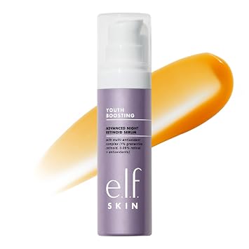 e.l.f. SKIN Youth Boosting Advanced Night Retinoid Serum, Suero Antienvejecimiento Para Reducir la Apariencia de Líneas Finas y Arrugas, Vegano y Libre de Crueldad