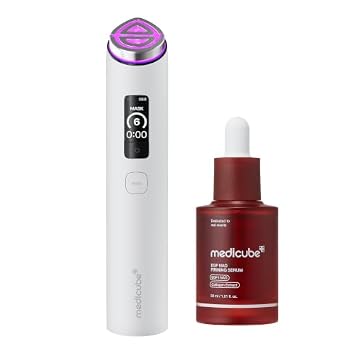 medicube Dúo de dispositivos antienvejecimiento: NAD Serum and Booster Pro X2 Blanco