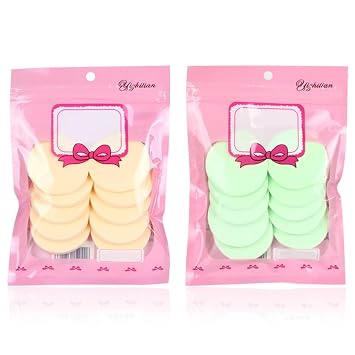 4 Packs Makeup Sponge Puff for Liquid Foundation, Dry Wet Use