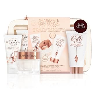 Charlotte Tilbury - Set de cuidado de la piel de inmediato para el cuidado de la piel, tamaño de viaje