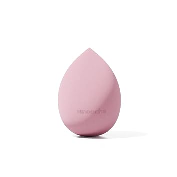 Smooche Esponjas de maquillaje Beauty Blender, esponja de belleza suave para mezclar sin costuras, aplicación de maquillaje sin rayas, uso húmedo y seco, acabado impecable
