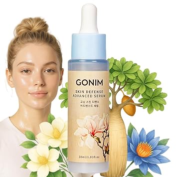 GONIM Suero hidratante facial coreano para el cuidado de la piel, reparación de barrera cutánea, suero ultra hidratante, hidratante facial de reparación de barrera para mujeres, regalos coreanos para el cuidado de la piel para mujeres para toda la piel, 1.