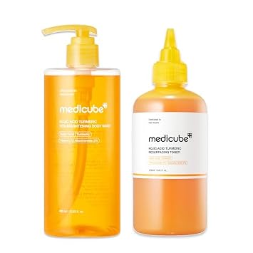 medicube Gel de baño y tono de ácido kójico Duo - Gel de baño y tóner ácido