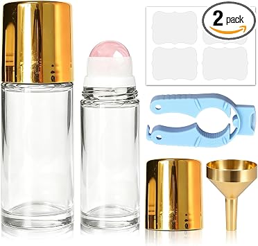 Botellas de rodillo de 50+1 fl oz, Transparente