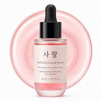 Suero facial coreano con ácido hialurónico y niacinamida, 1 fl oz