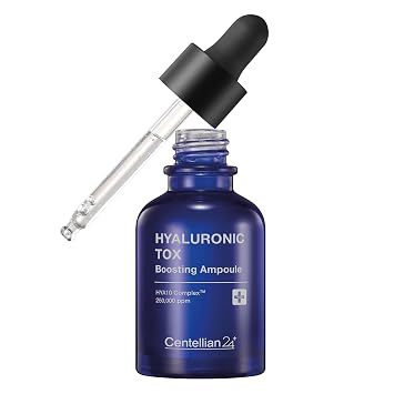 CENTELLIAN 24 Suero en Ampollas de Ácido Hialurónico Tox Boosting - Hidratación Profunda con Ácido Hialurónico 250,000 ppm y Pantenol (30 ml) de Dongkook Pharmaceutical | Serum with 250,000 ppm Hyaluronic Acid and Panthenol for Deep Hydration, Plump-Lookin