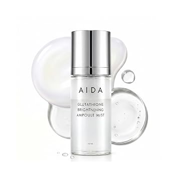 AIDA Bruma facial hidratante con glutatión y bakuchiol, fórmula de doble