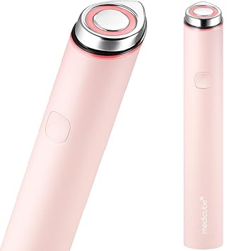 medicube Mini Booster Pro Pink | Dispositivo facial asequible en el hogar para principiantes, potenciador de brillo portátil para piel de vidrio, aumenta la absorción del cuidado de la piel, cuidado de la piel para adolescentes, cuidado de la piel coreano